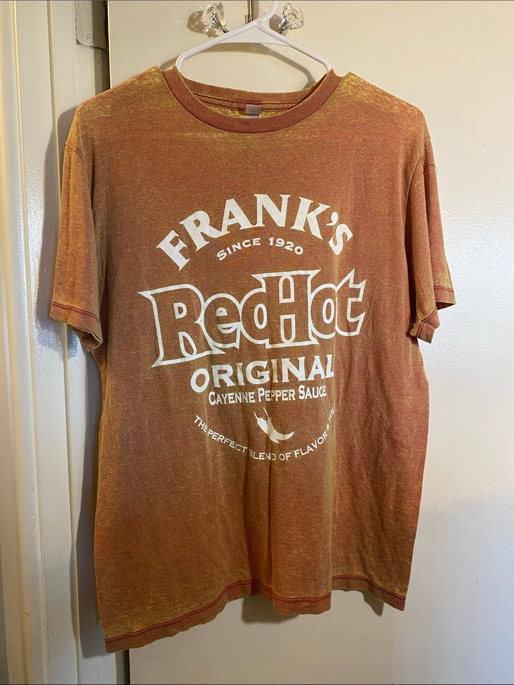 Frank's RedHot Short Sleeve Logo Tee in Rust